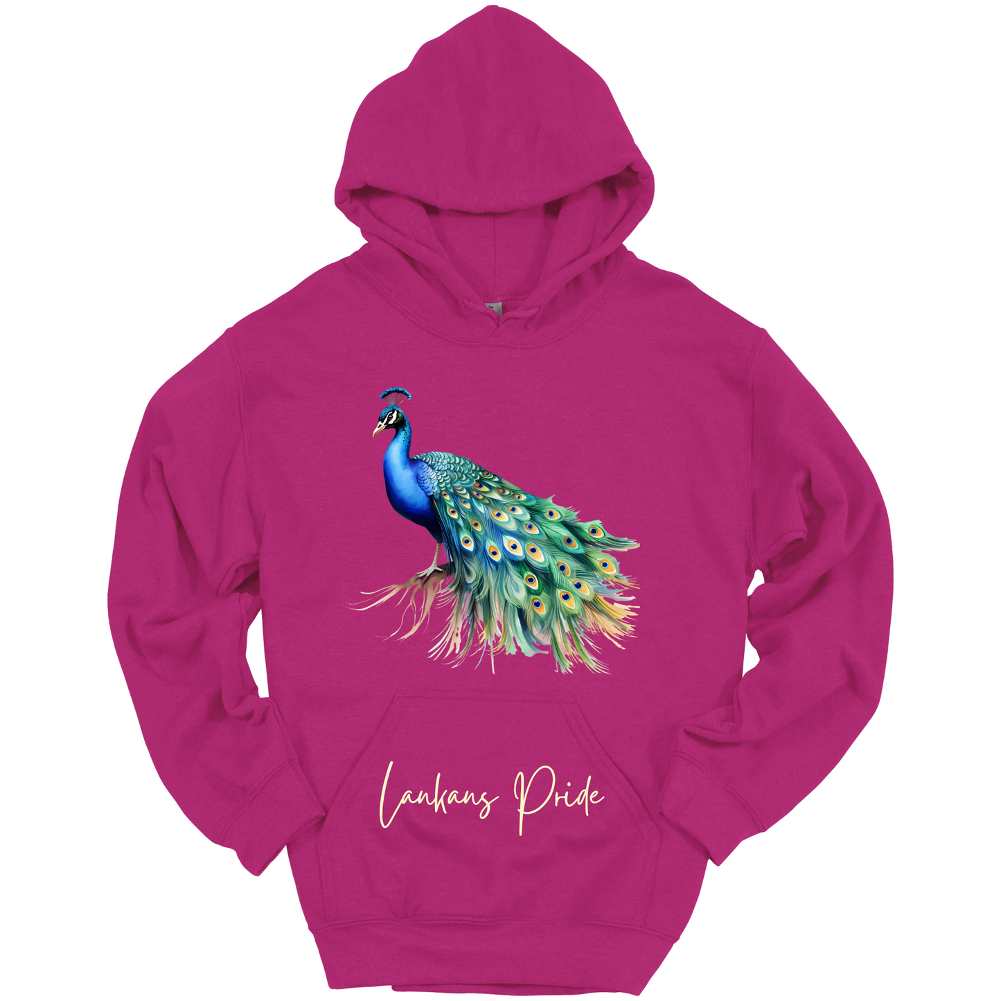 Majestic Peacock Sri Lanka Hoodie