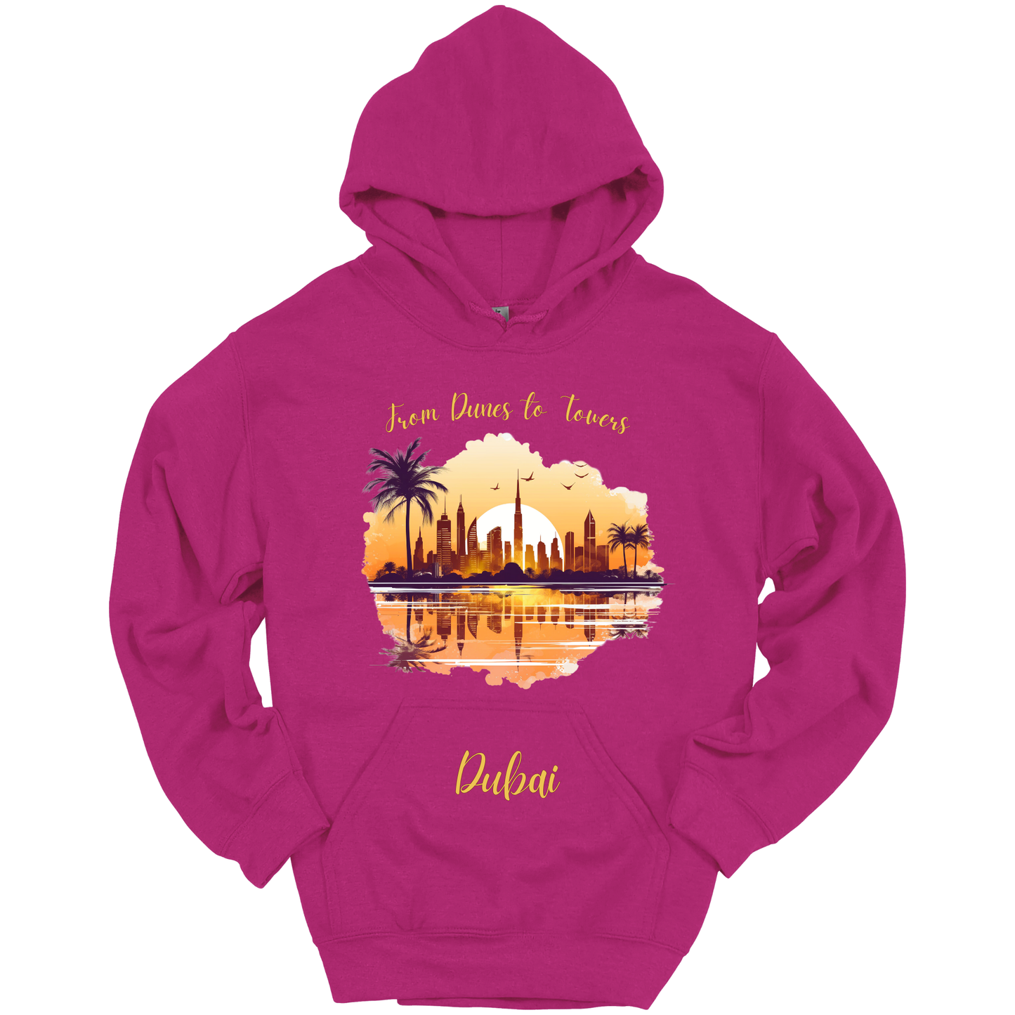 From Dunes to Towers: Dubai Adventure Hoodie