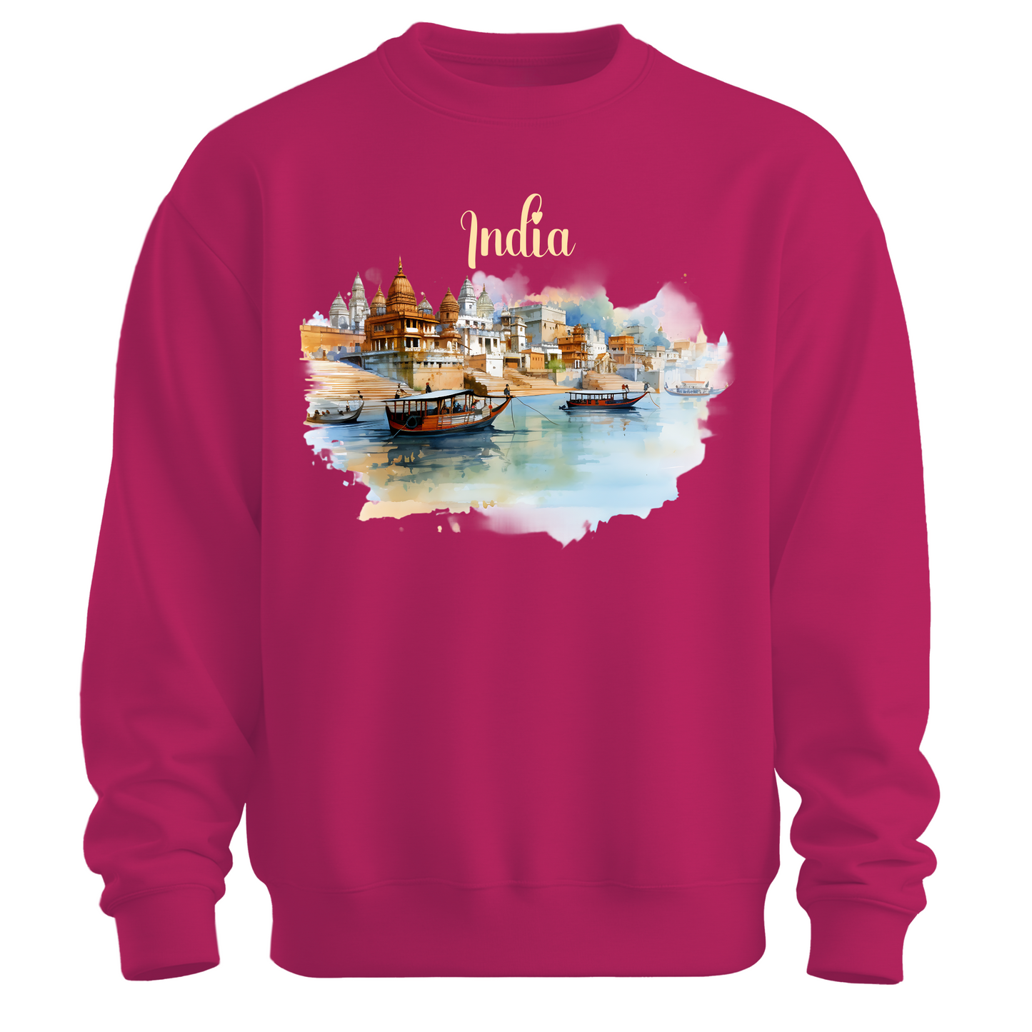 Sacred Waters: Ganga River India Sweatshirt