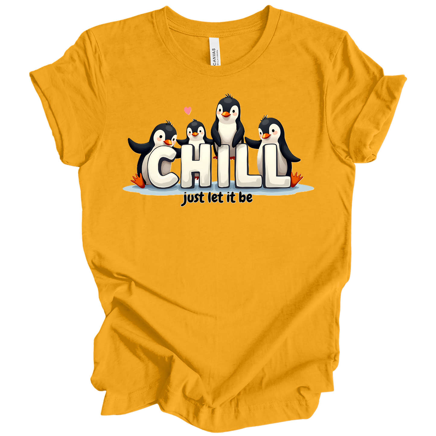 Chill Vibes Only – Penguin Edition Tee