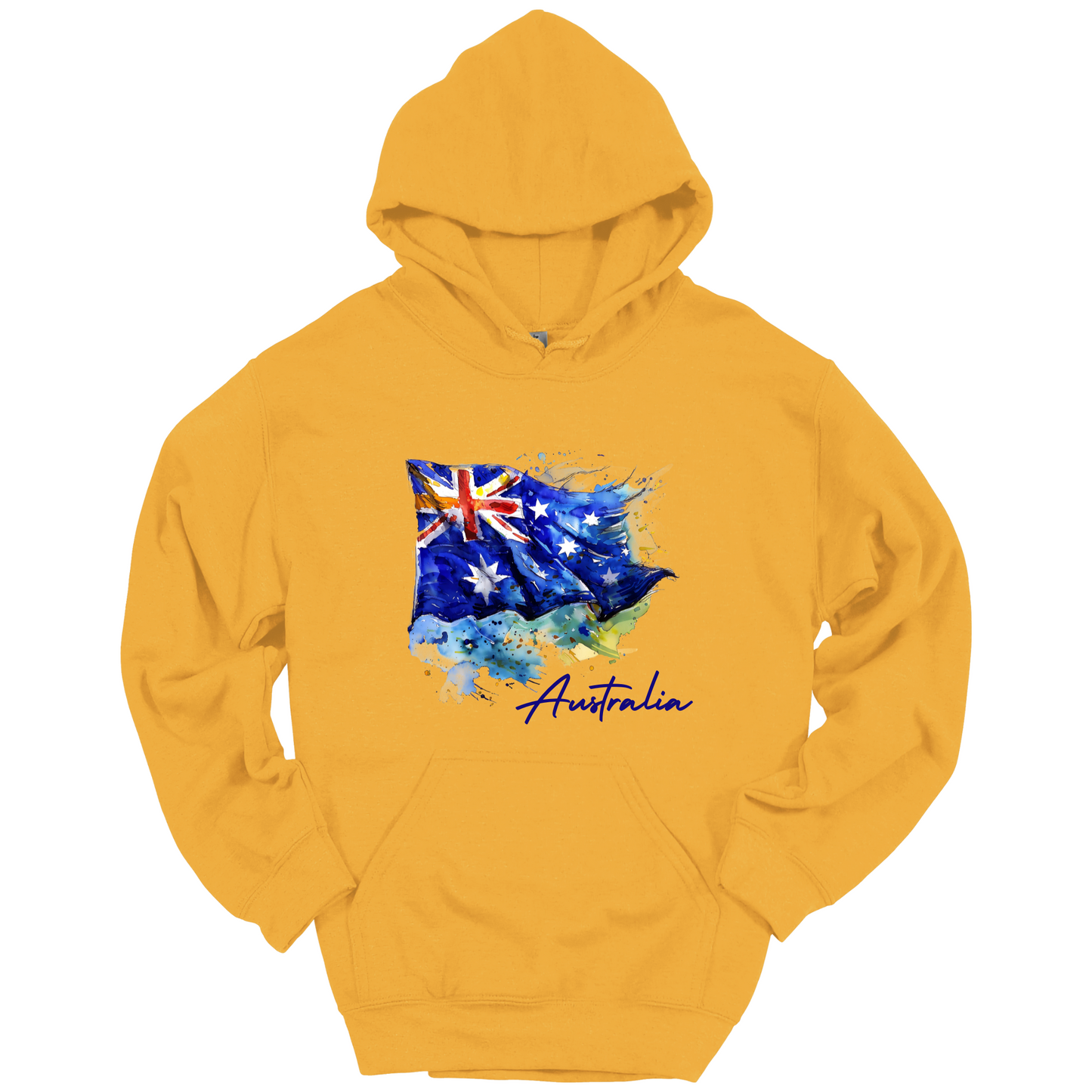 Aussie Pride Artistic Flag Hoodie