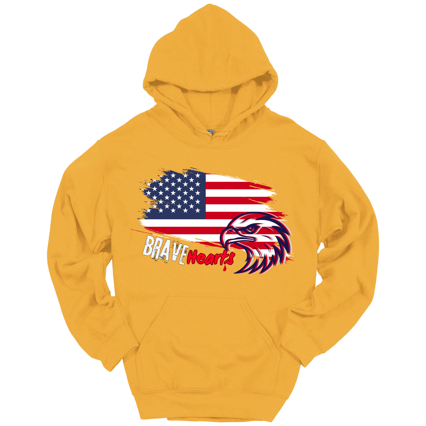 Brave Hearts – Patriot Hawk Hoodie