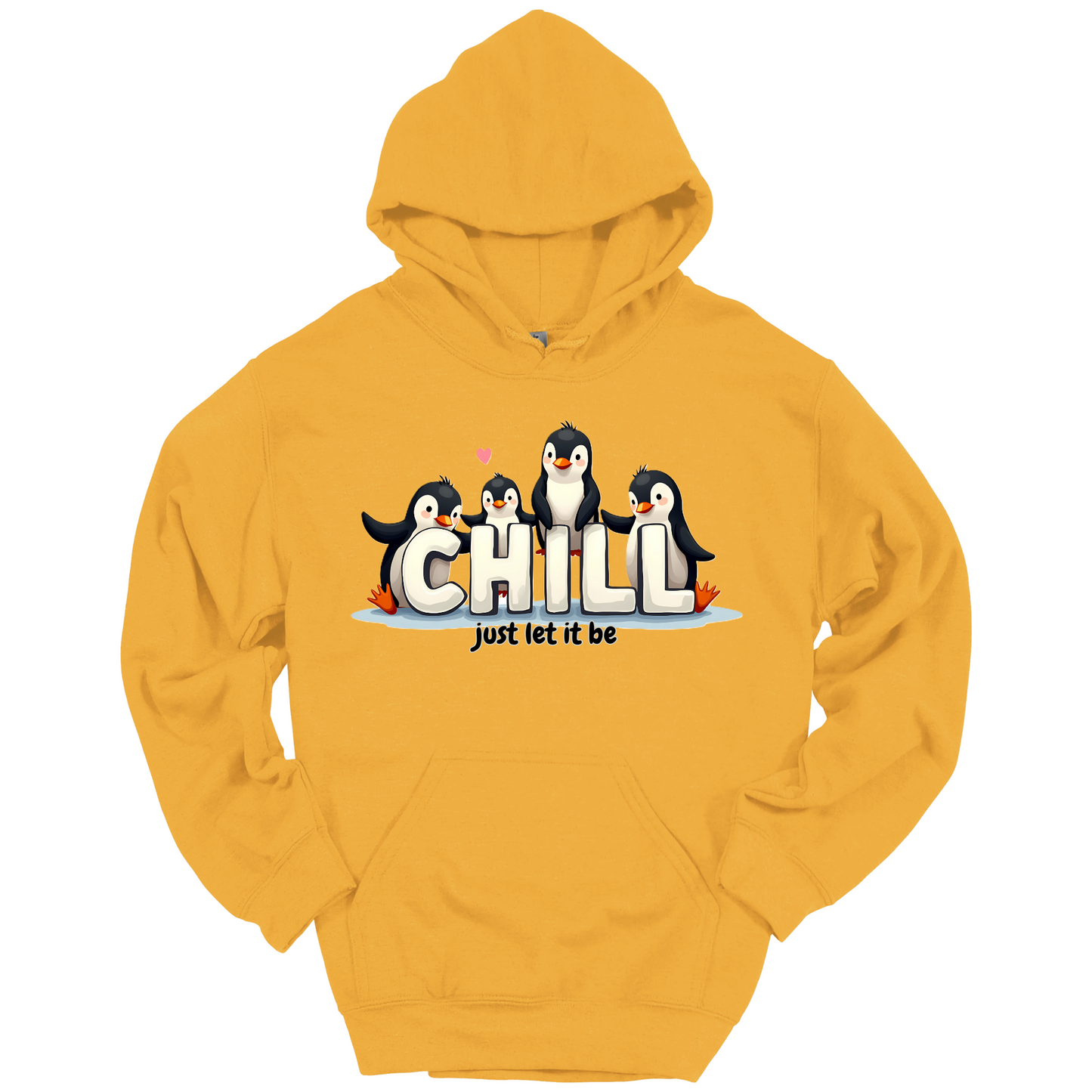 Chill Vibes Only – Penguin Edition Hoodie