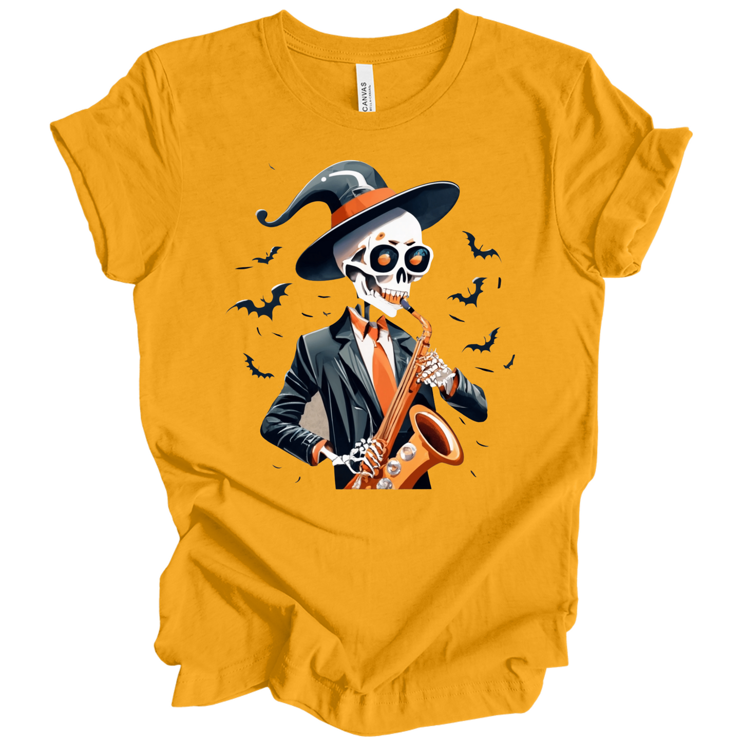 Spooky Jazz Music Halloween Tee