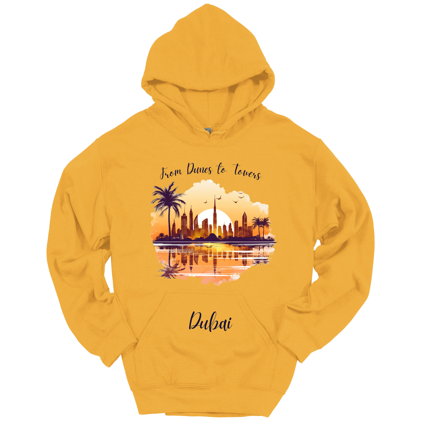 From Dunes to Towers: Dubai Adventure Hoodie