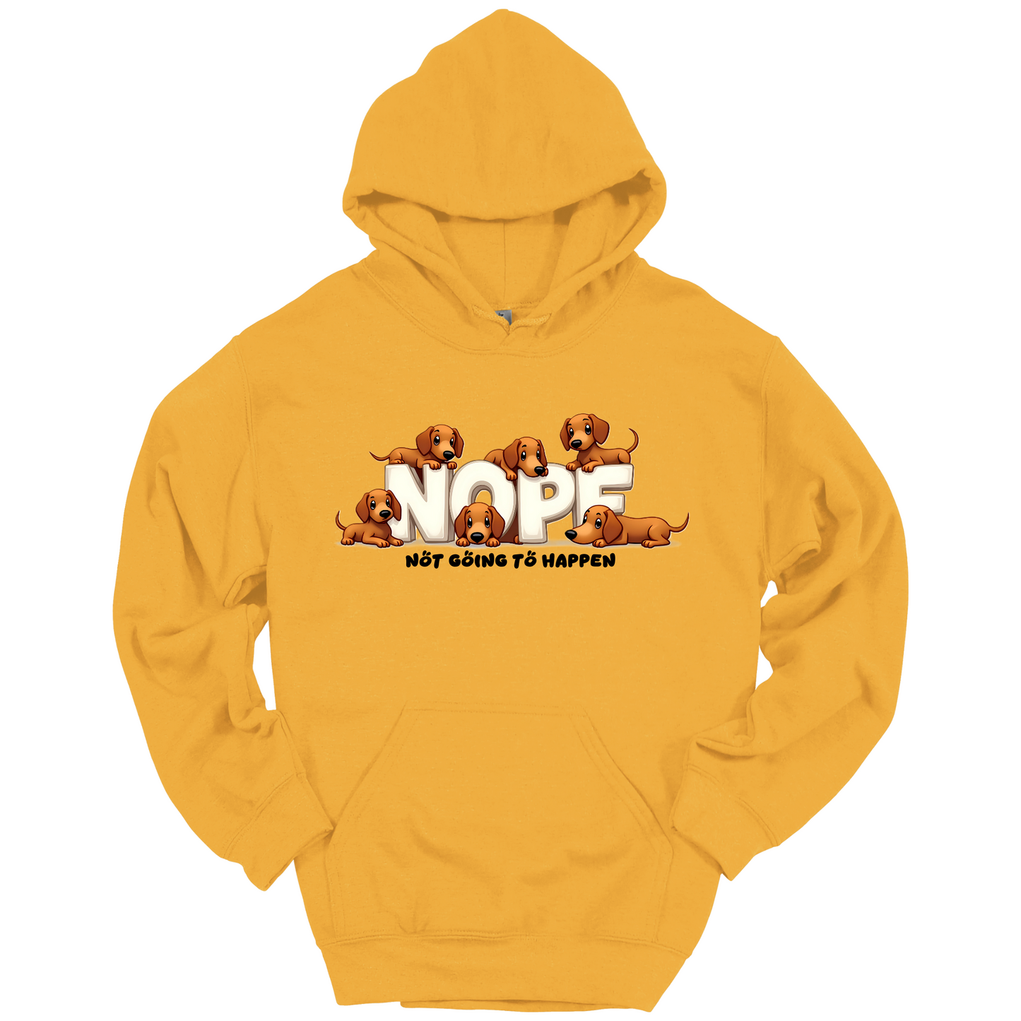 Dachshund NOPE Hoodie