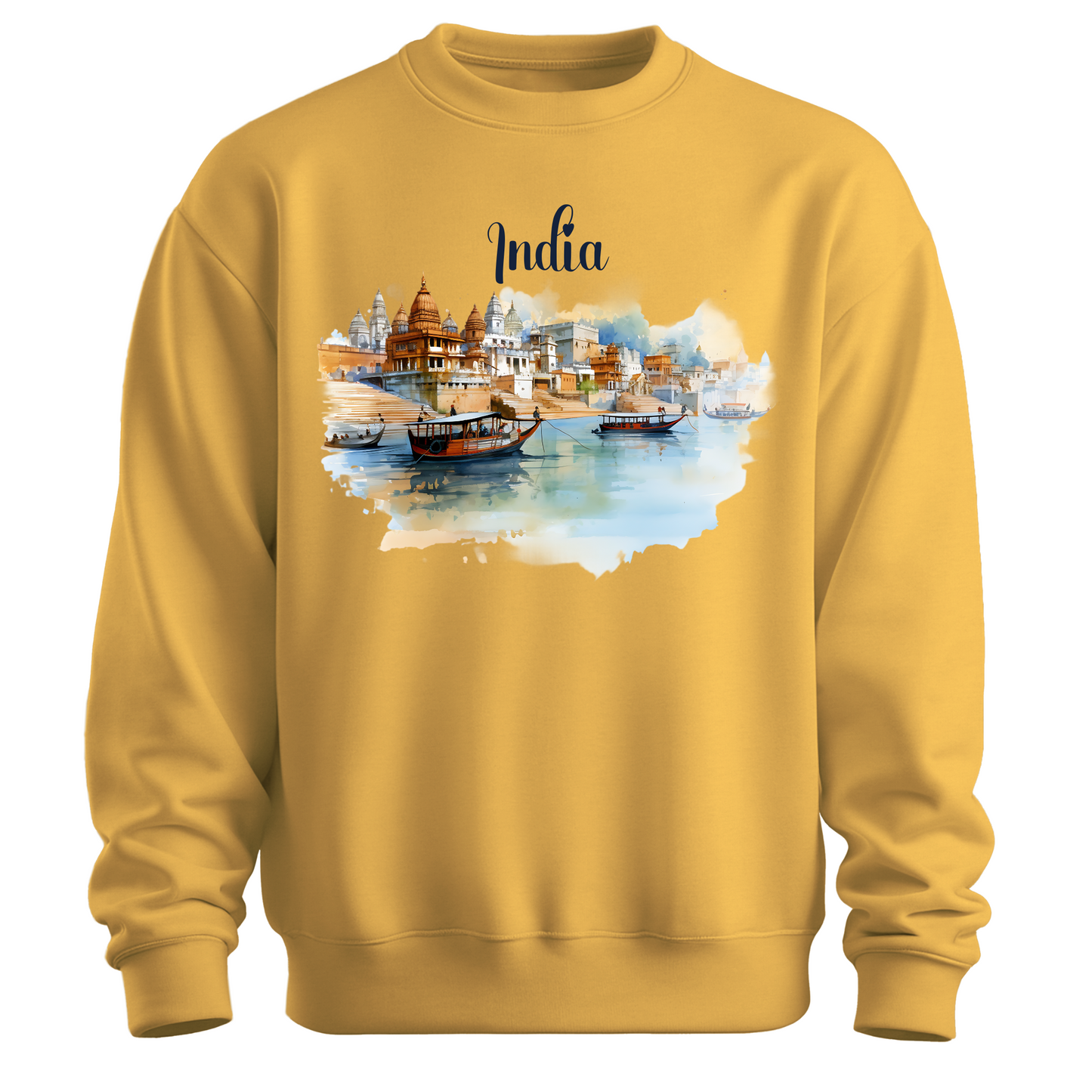 Sacred Waters: Ganga River India Sweatshirt