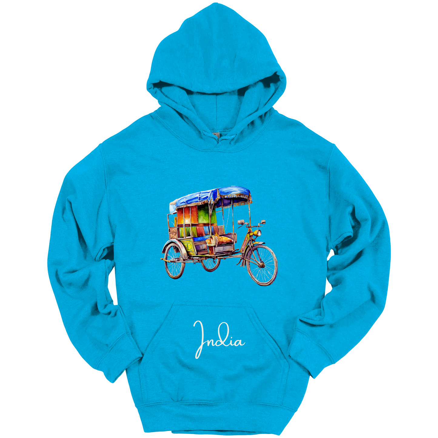Rickshaw Rides: Explore India Hoodie