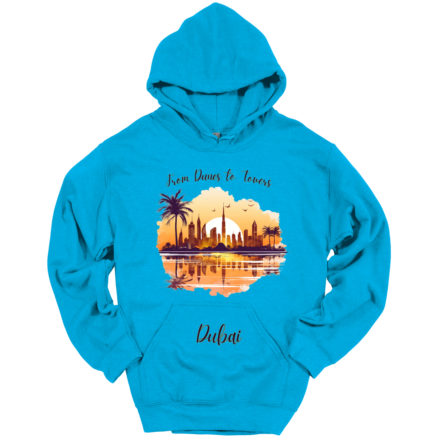 From Dunes to Towers: Dubai Adventure Hoodie