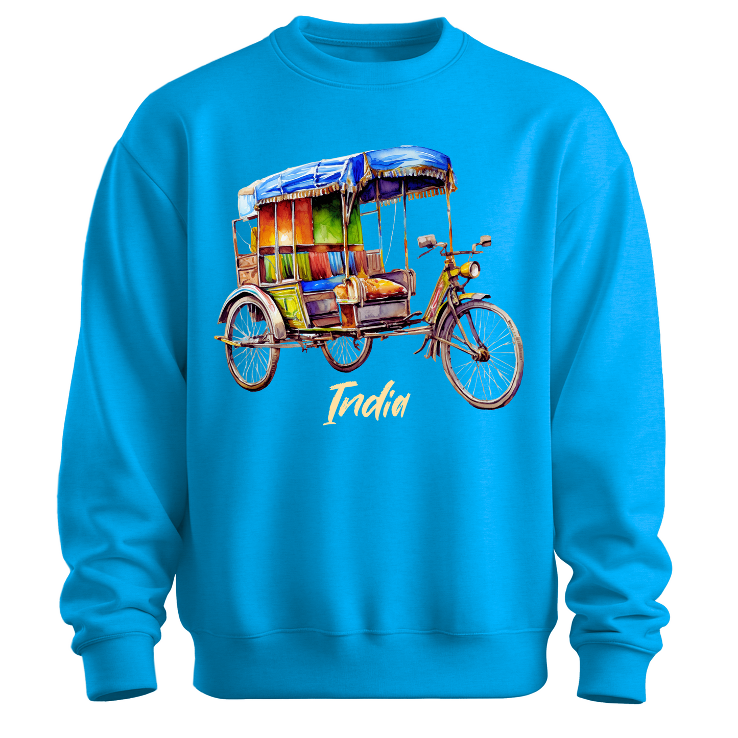 Rickshaw Rides: Explore India Sweatshirt