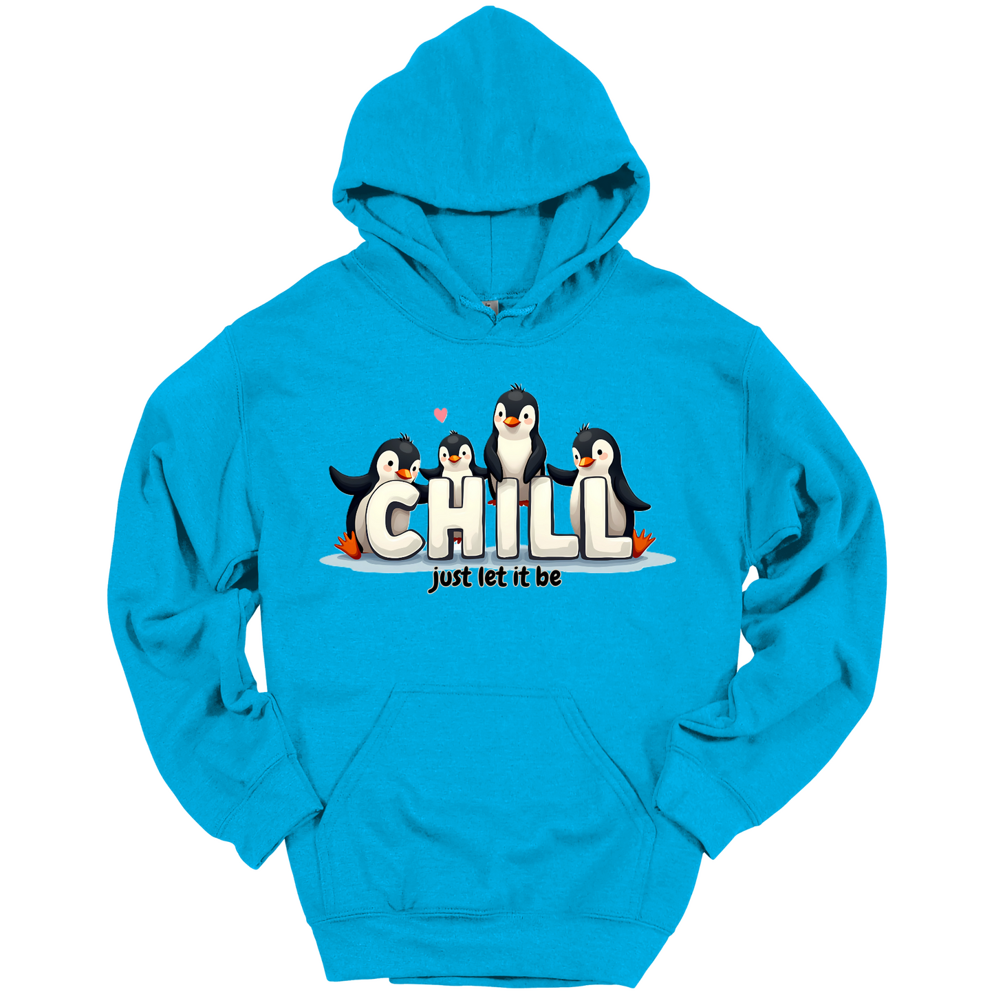 Chill Vibes Only – Penguin Edition Hoodie