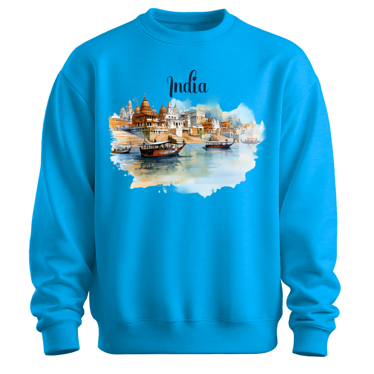 Sacred Waters: Ganga River India Sweatshirt