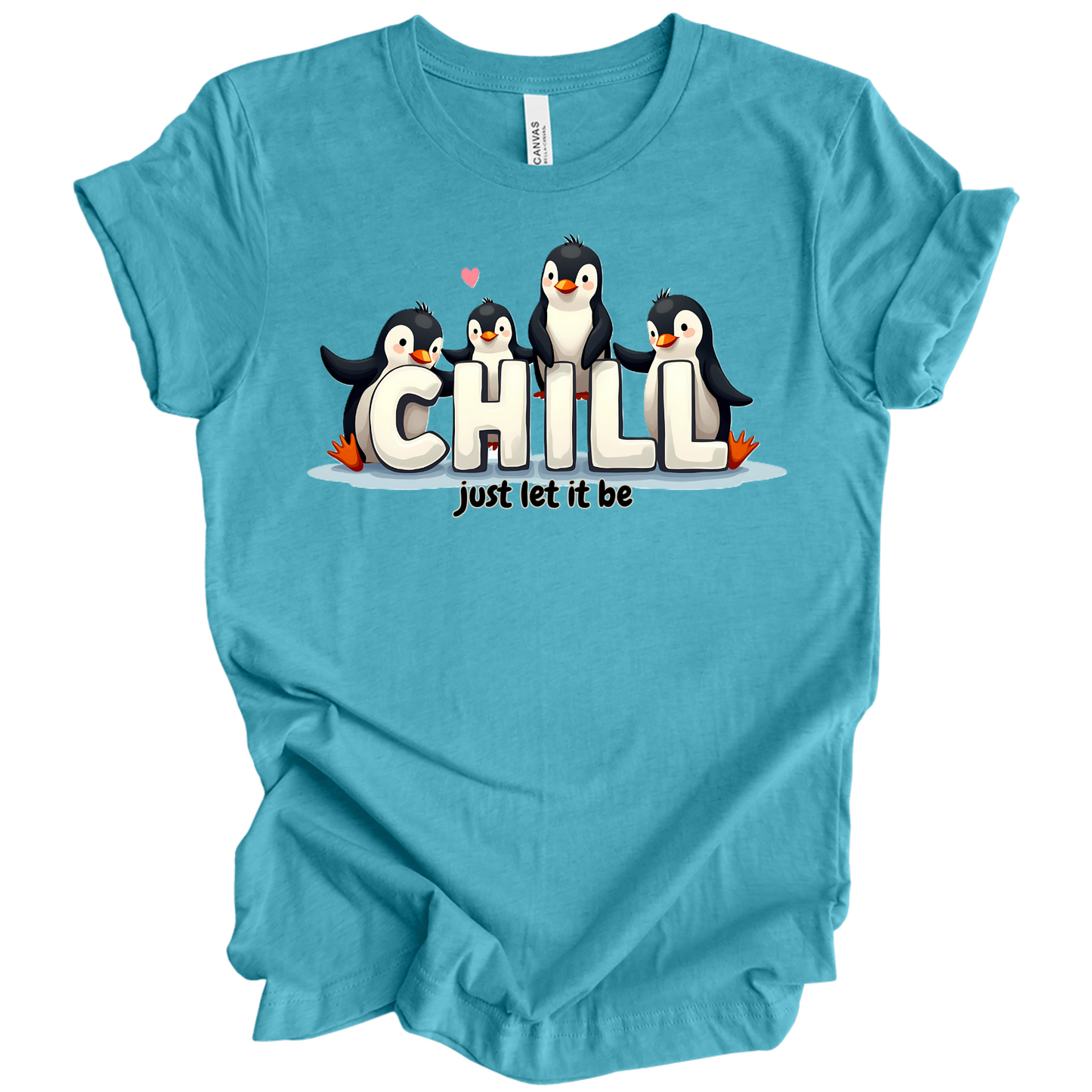 Chill Vibes Only – Penguin Edition Tee