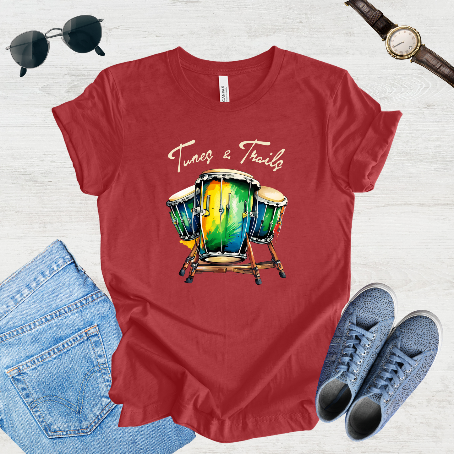 Tunes & Trails – Rhythmic Journeys Tee