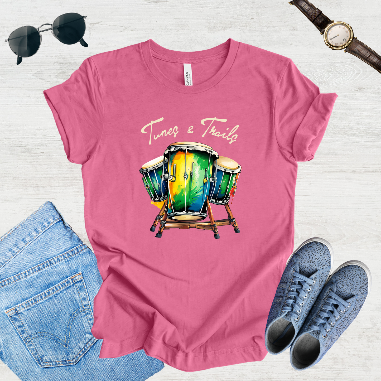 Tunes & Trails – Rhythmic Journeys Tee