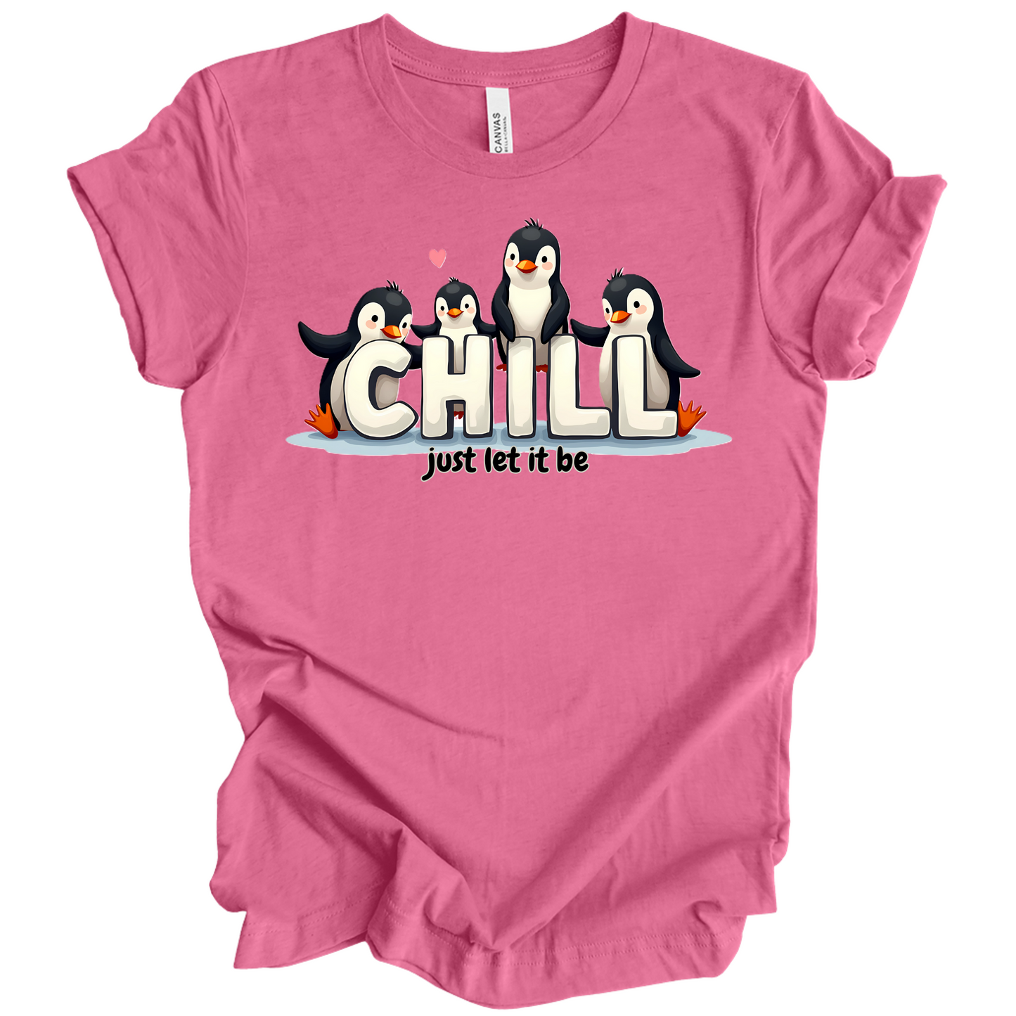 Chill Vibes Only – Penguin Edition Tee