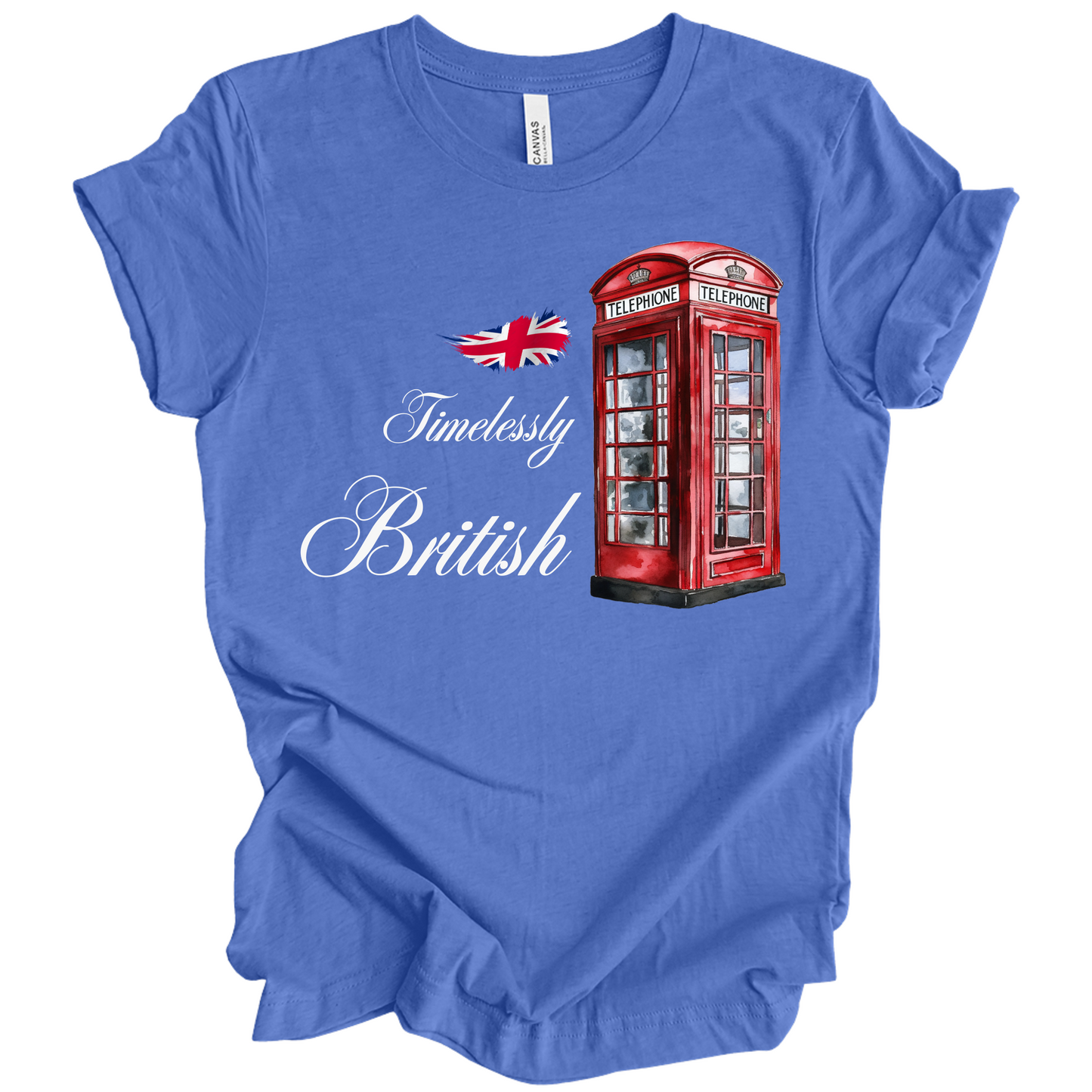 Timelessly British Red Phone Booth Unisex T-shirt