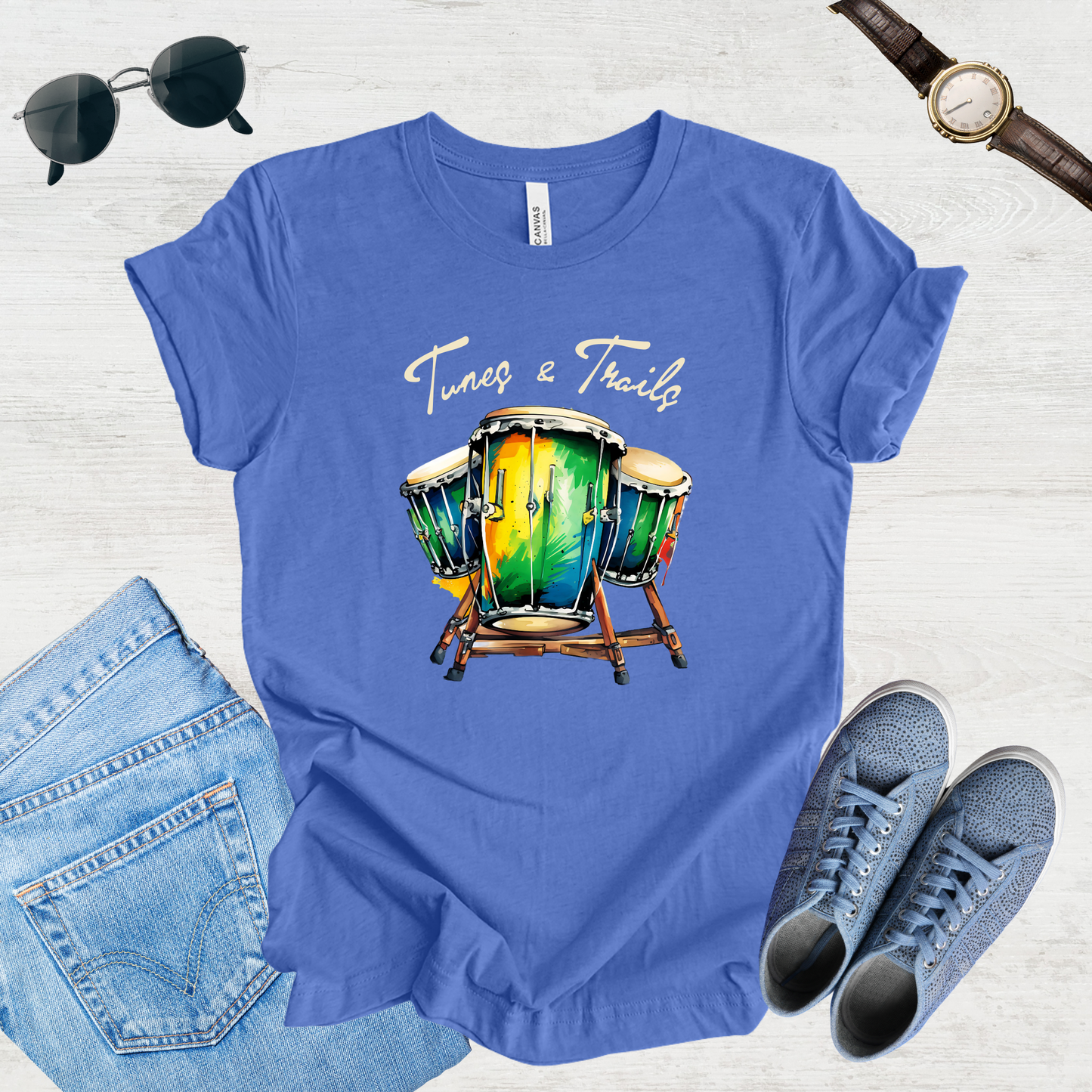 Tunes & Trails – Rhythmic Journeys Tee
