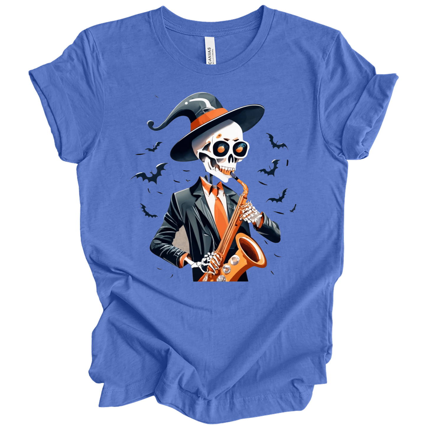 Spooky Jazz Music Halloween Tee