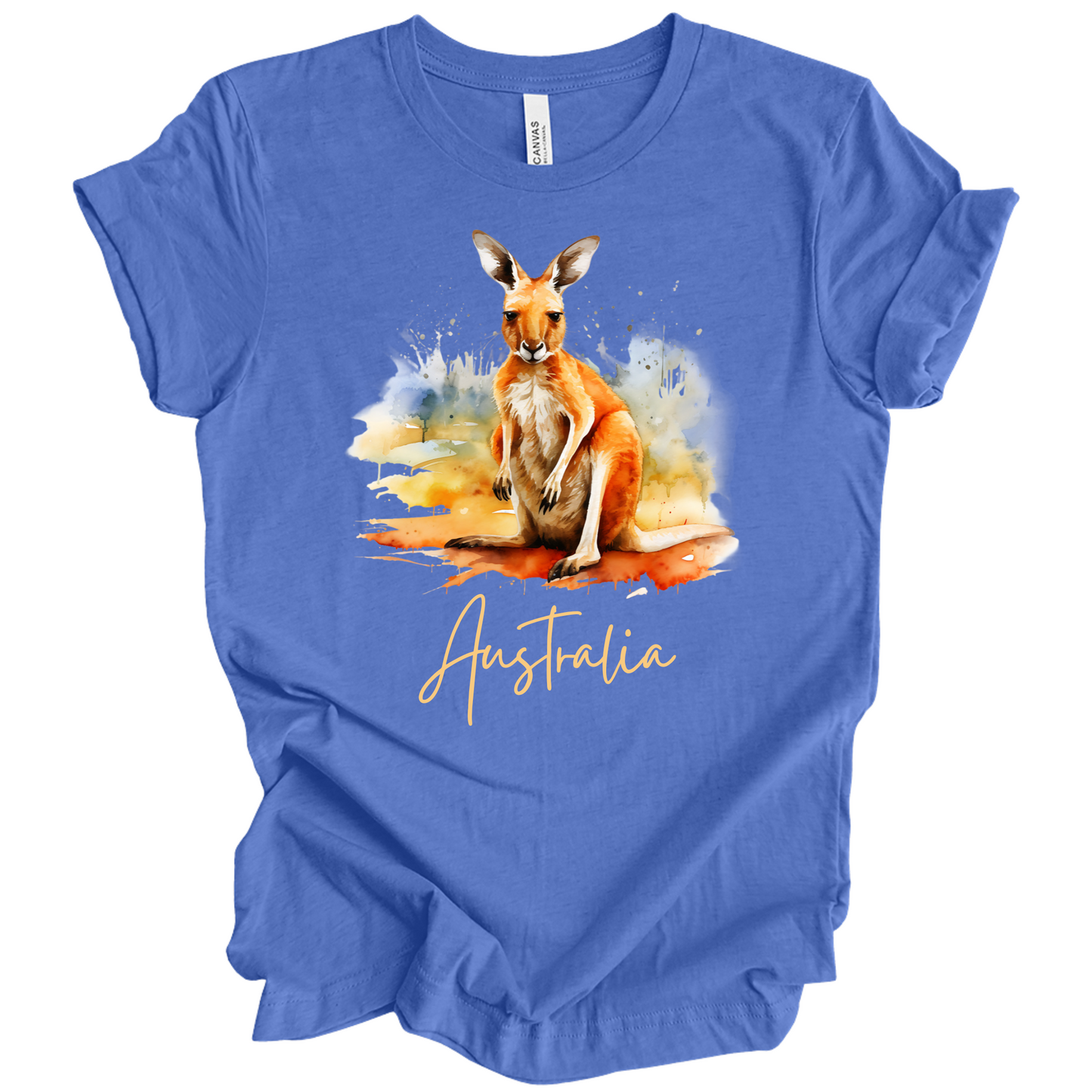 Aussie Hopper Kangaroo Travel Tee