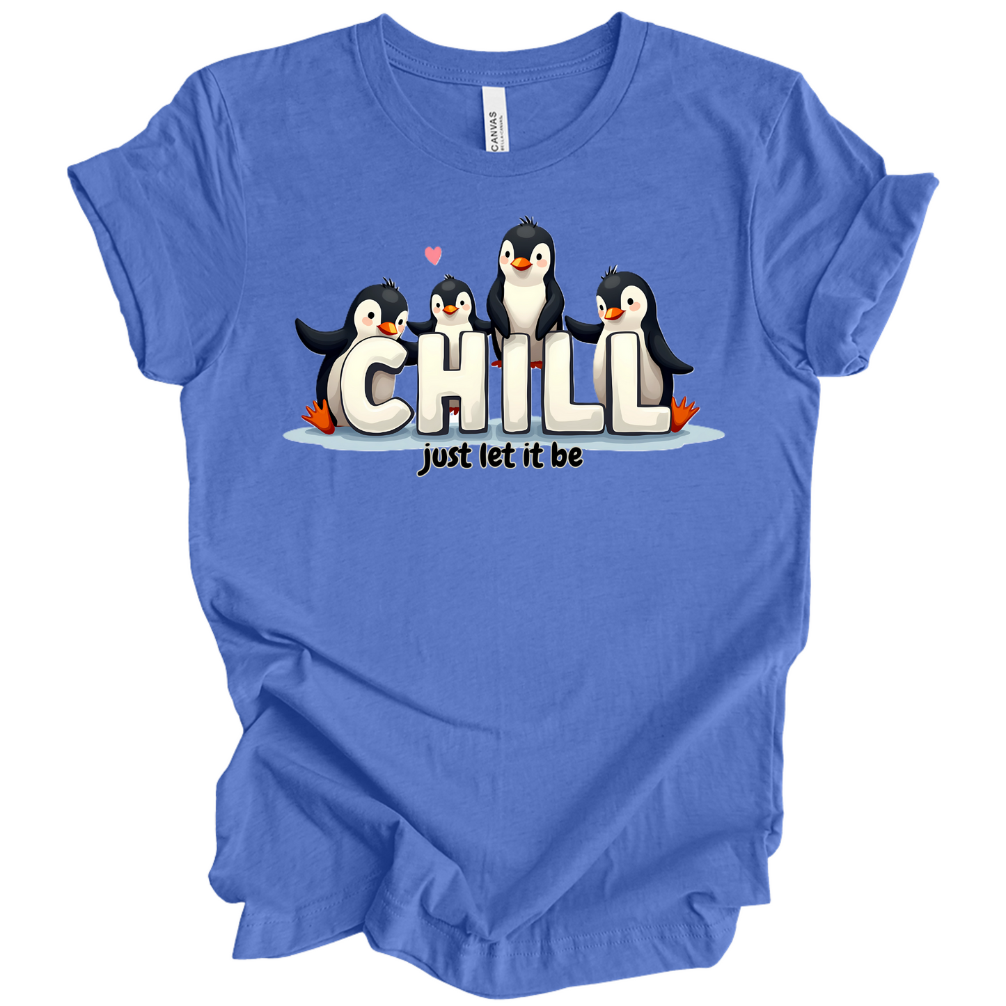 Chill Vibes Only – Penguin Edition Tee