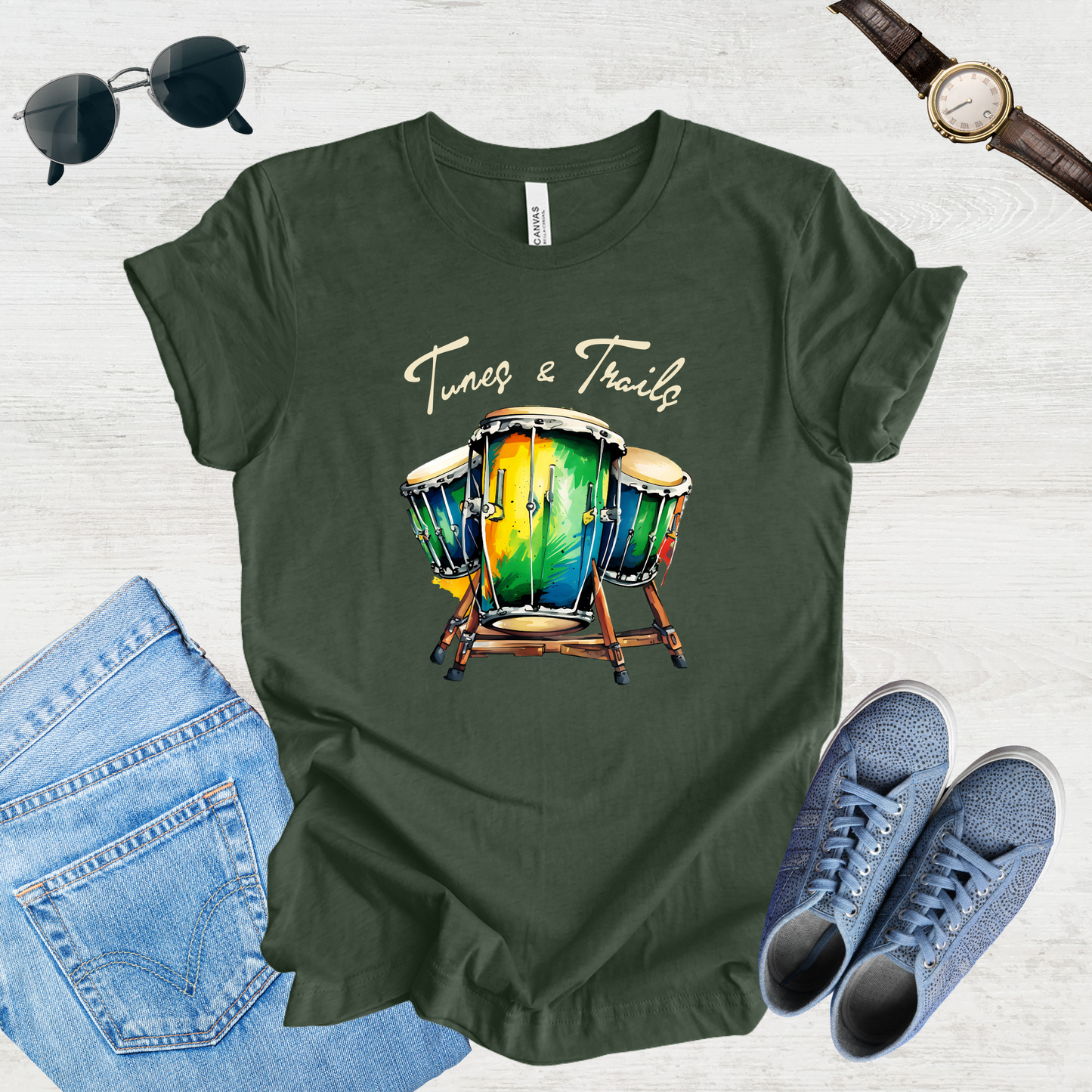 Tunes & Trails – Rhythmic Journeys Tee