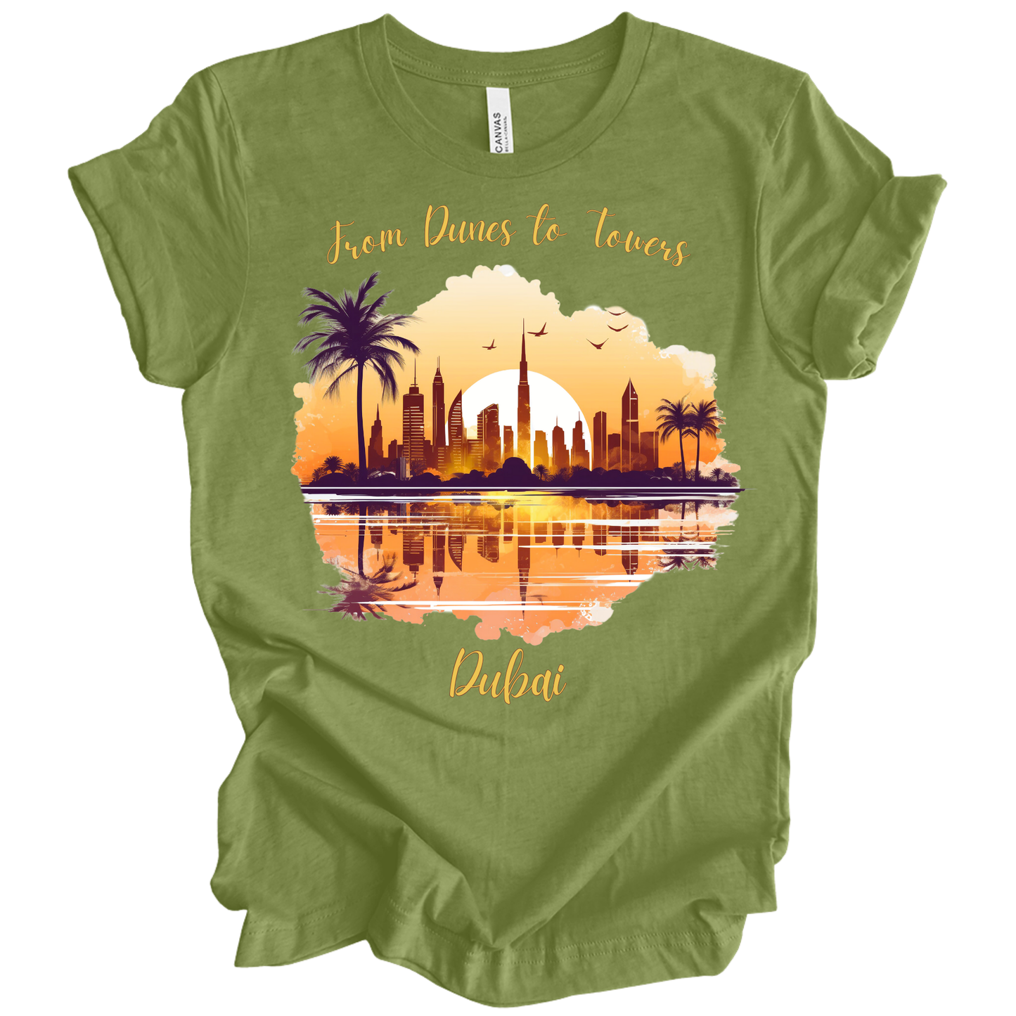 From Dunes to Towers: Dubai Adventure Tee