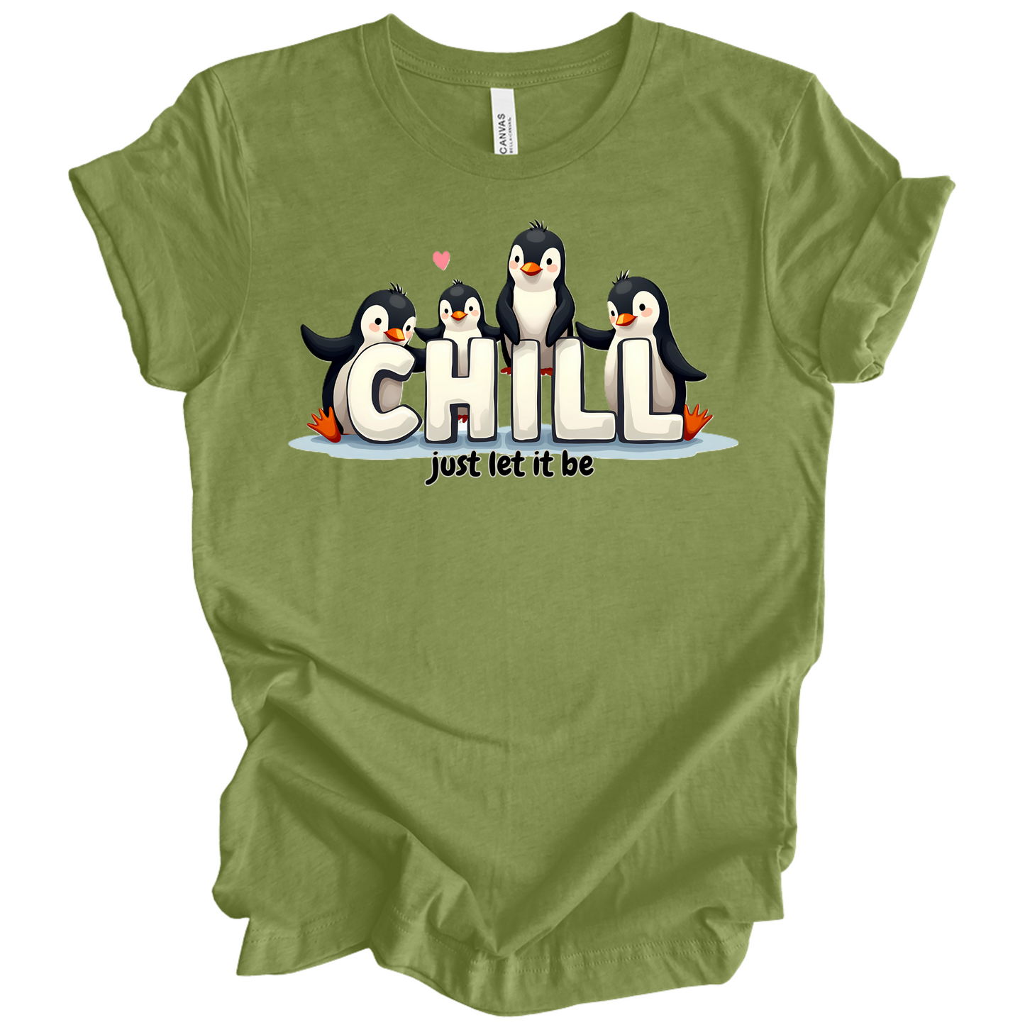 Chill Vibes Only – Penguin Edition Tee