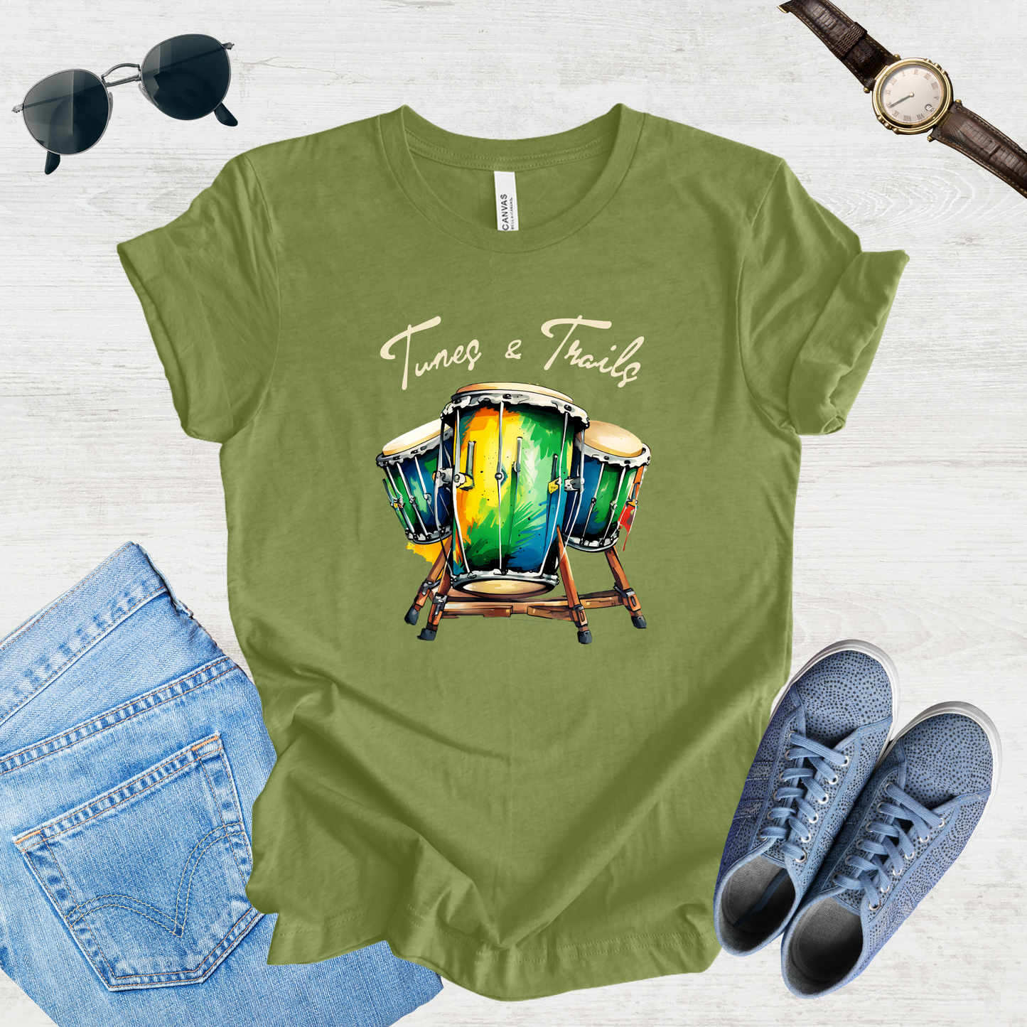 Tunes & Trails – Rhythmic Journeys Tee