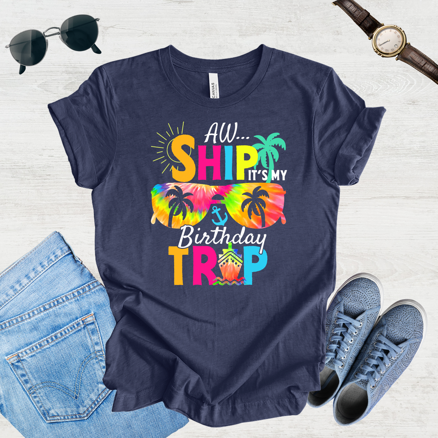 Aw Ship! Birthday Bash Cruise Tee