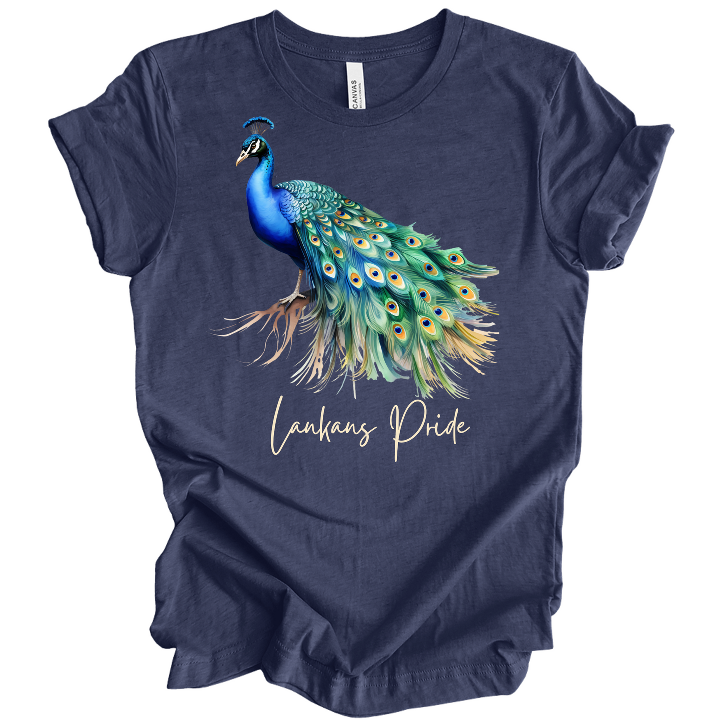 Majestic Peacock Sri Lanka Tee