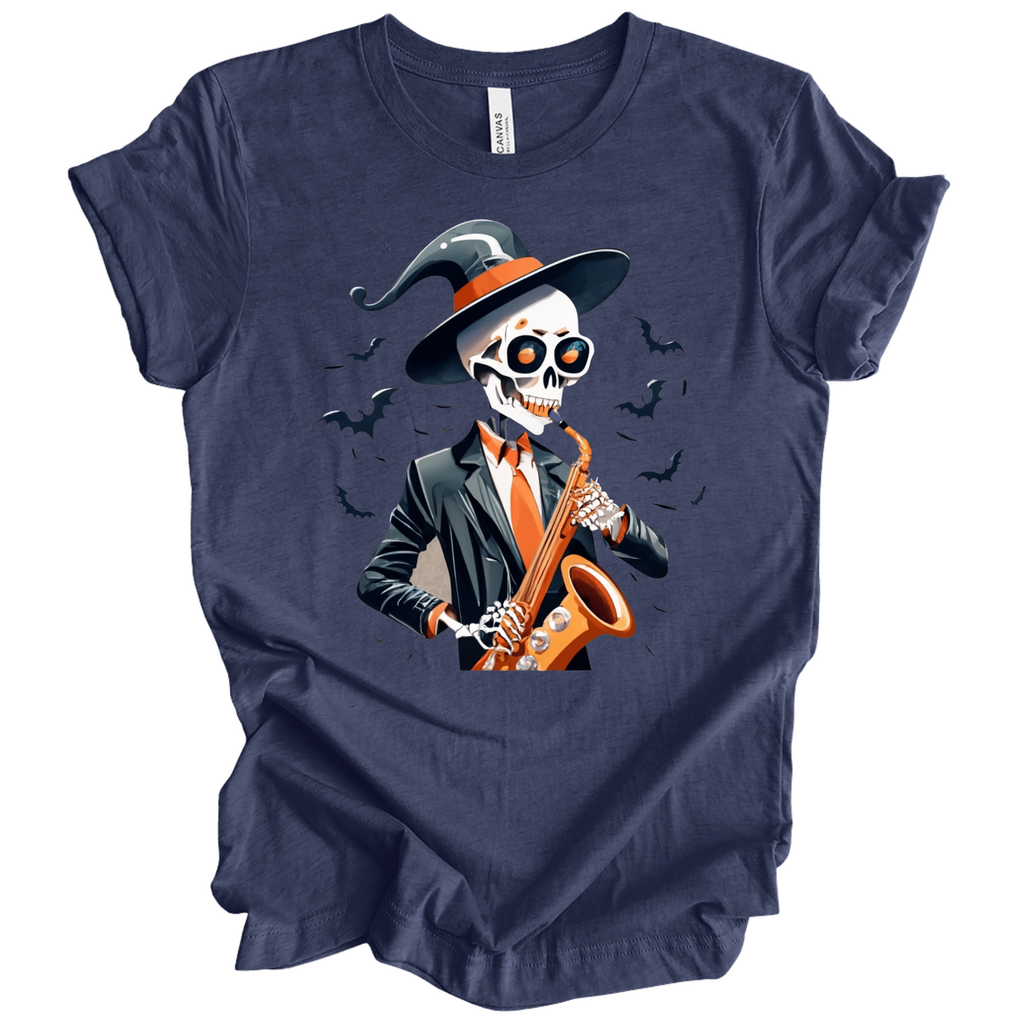 Spooky Jazz Music Halloween Tee