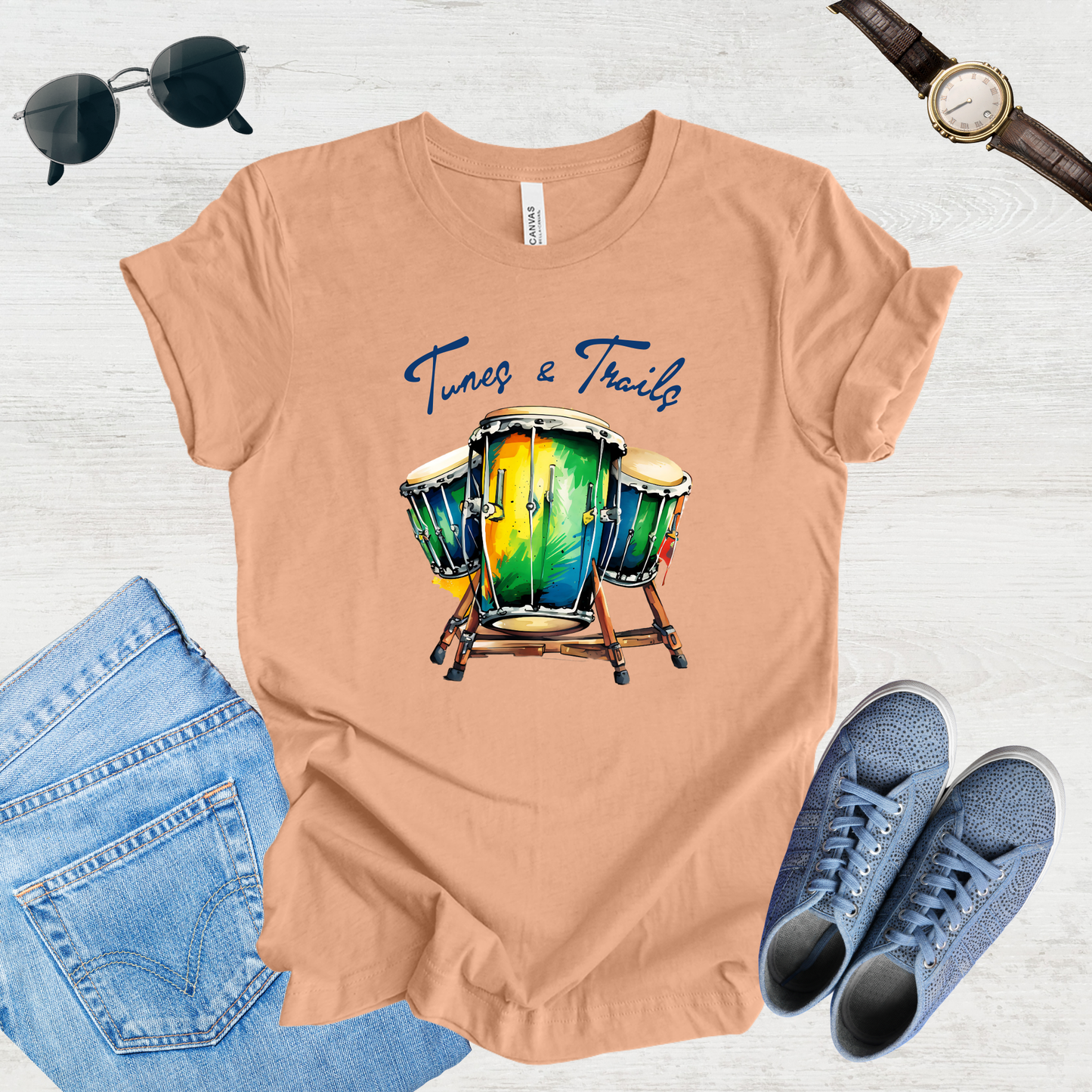 Tunes & Trails – Rhythmic Journeys Tee