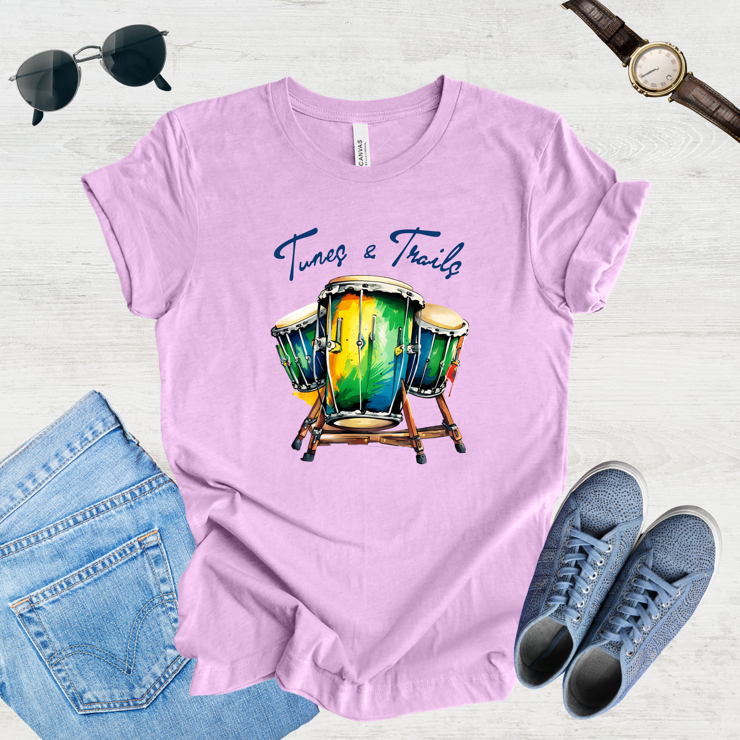 Tunes & Trails – Rhythmic Journeys Tee