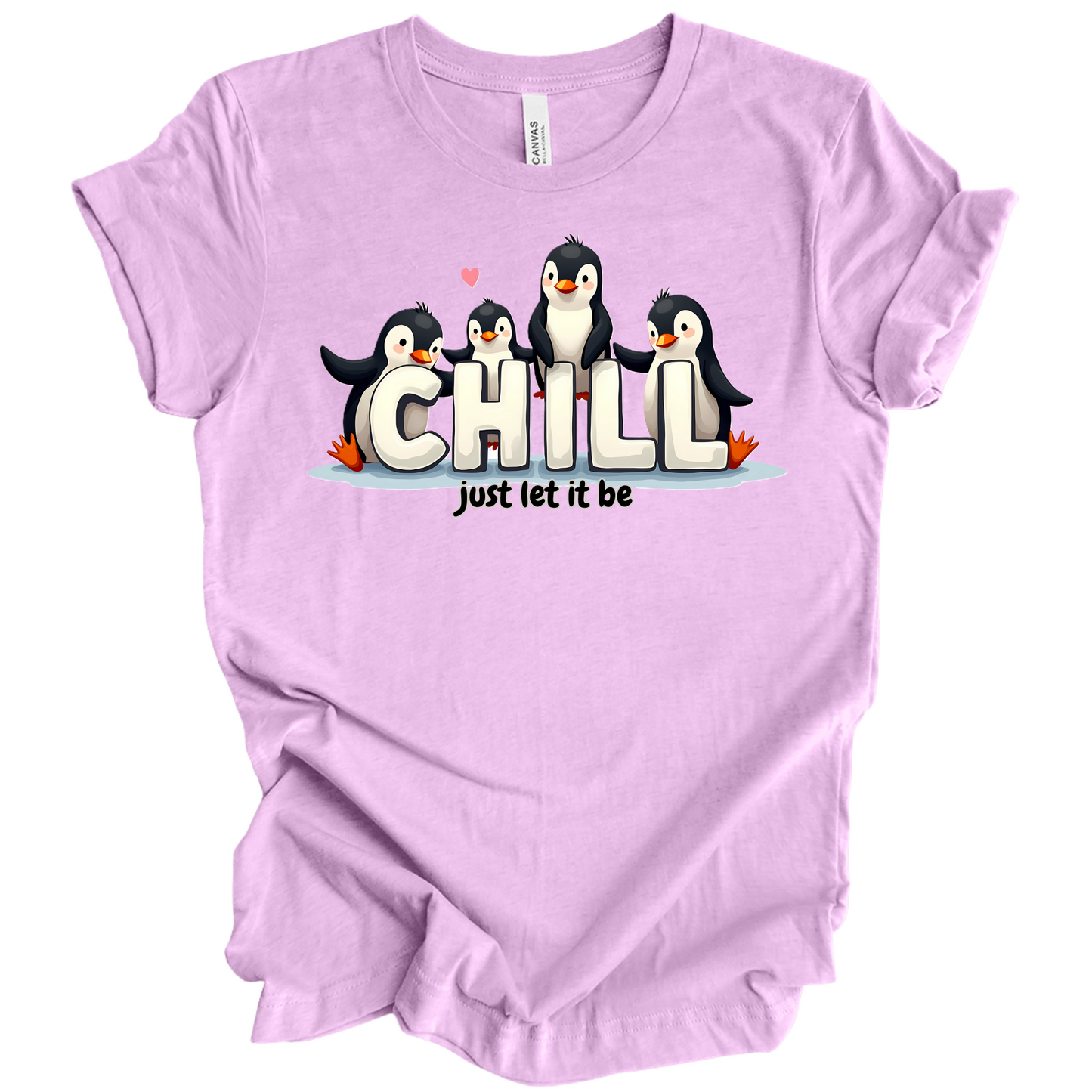 Chill Vibes Only – Penguin Edition Tee