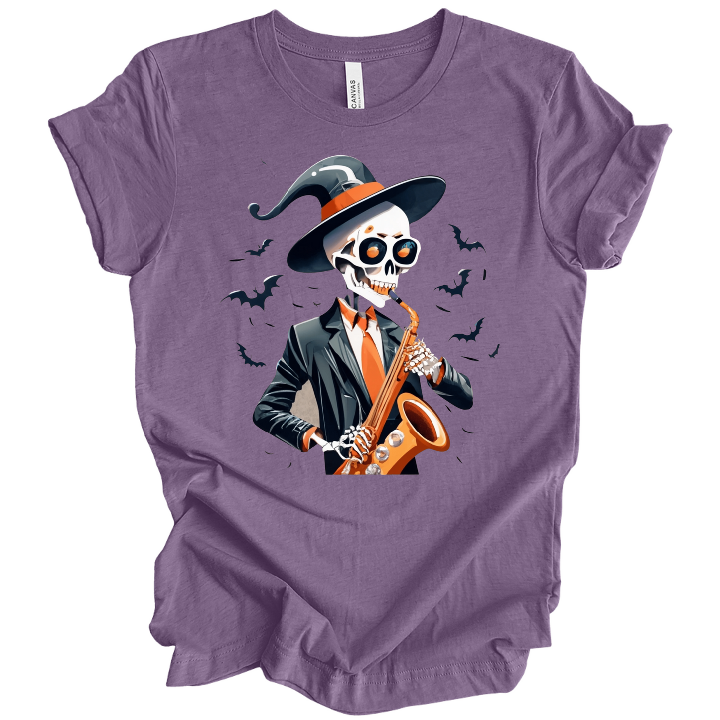 Spooky Jazz Music Halloween Tee