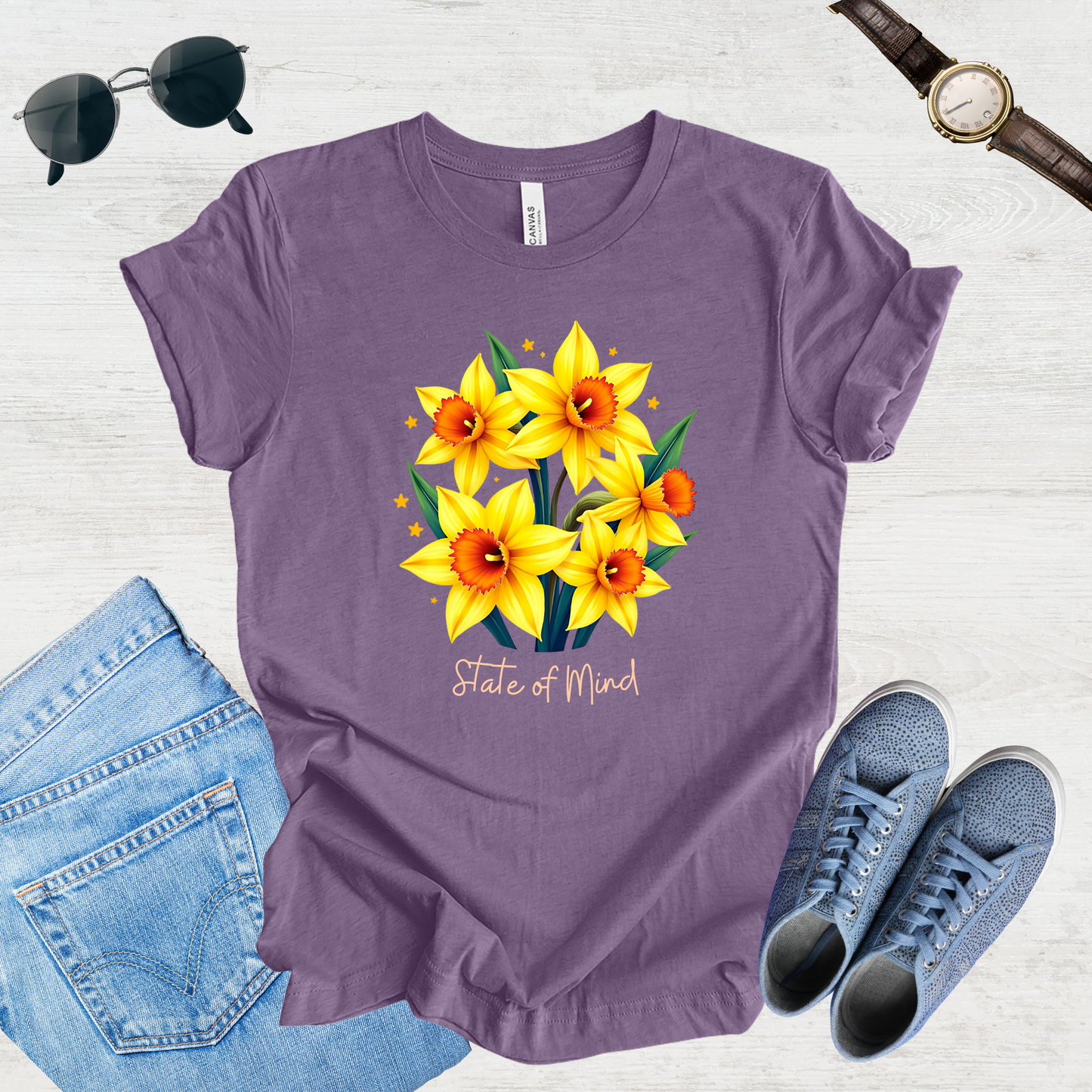 State of Mind Daffodil Bloom Tee