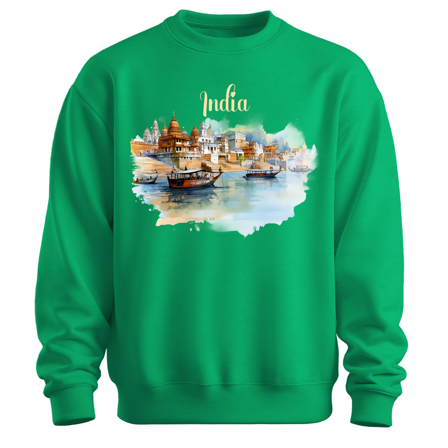 Sacred Waters: Ganga River India Sweatshirt