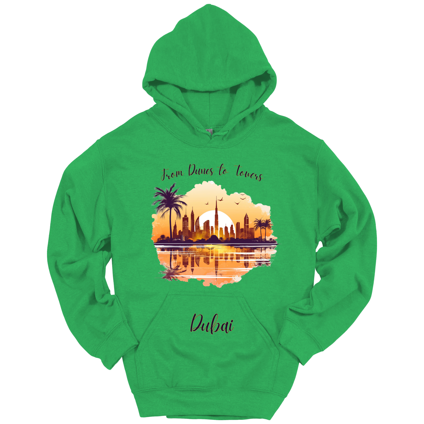 From Dunes to Towers: Dubai Adventure Hoodie
