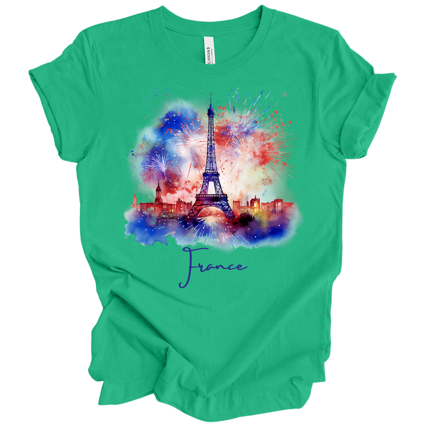 Wanderlust France, Paris: Eiffel Tower Tee
