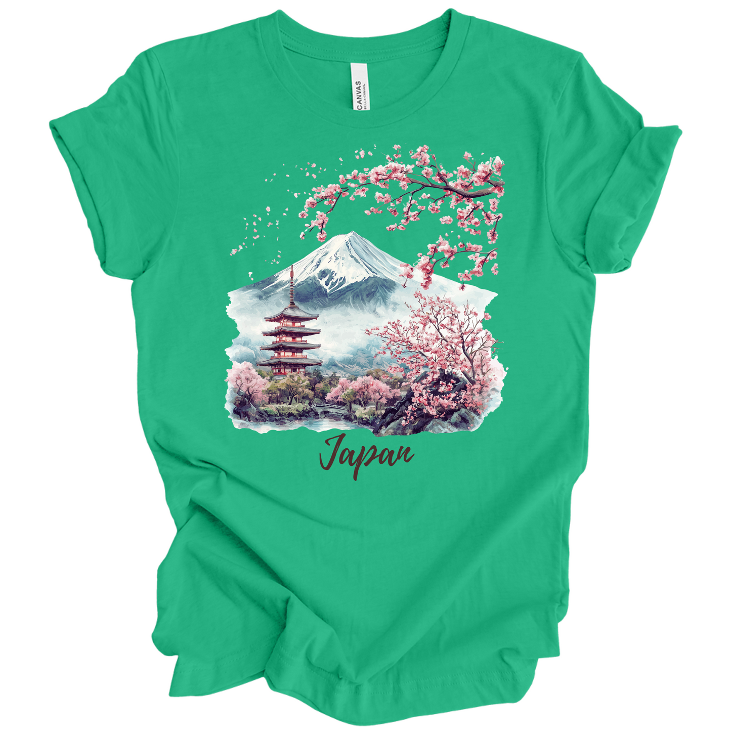 Serene Japan: Fuji & Temples Travel Tee