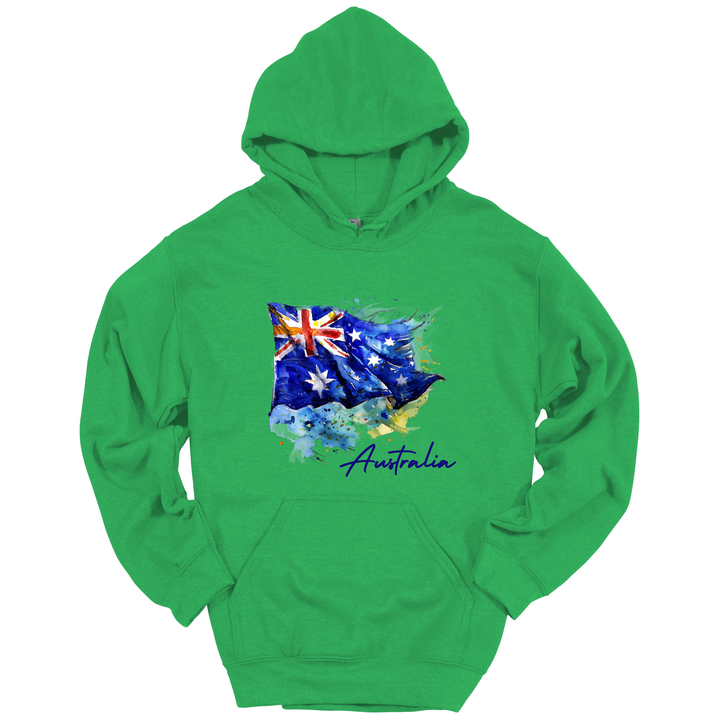 Aussie Pride Artistic Flag Hoodie