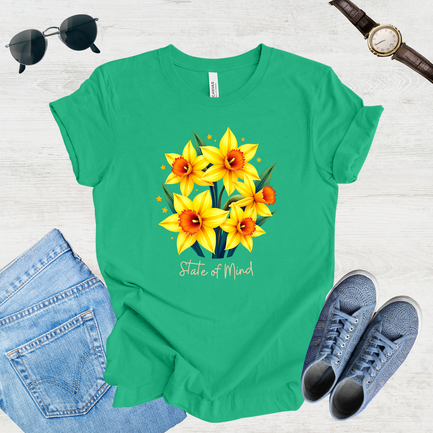 State of Mind Daffodil Bloom Tee