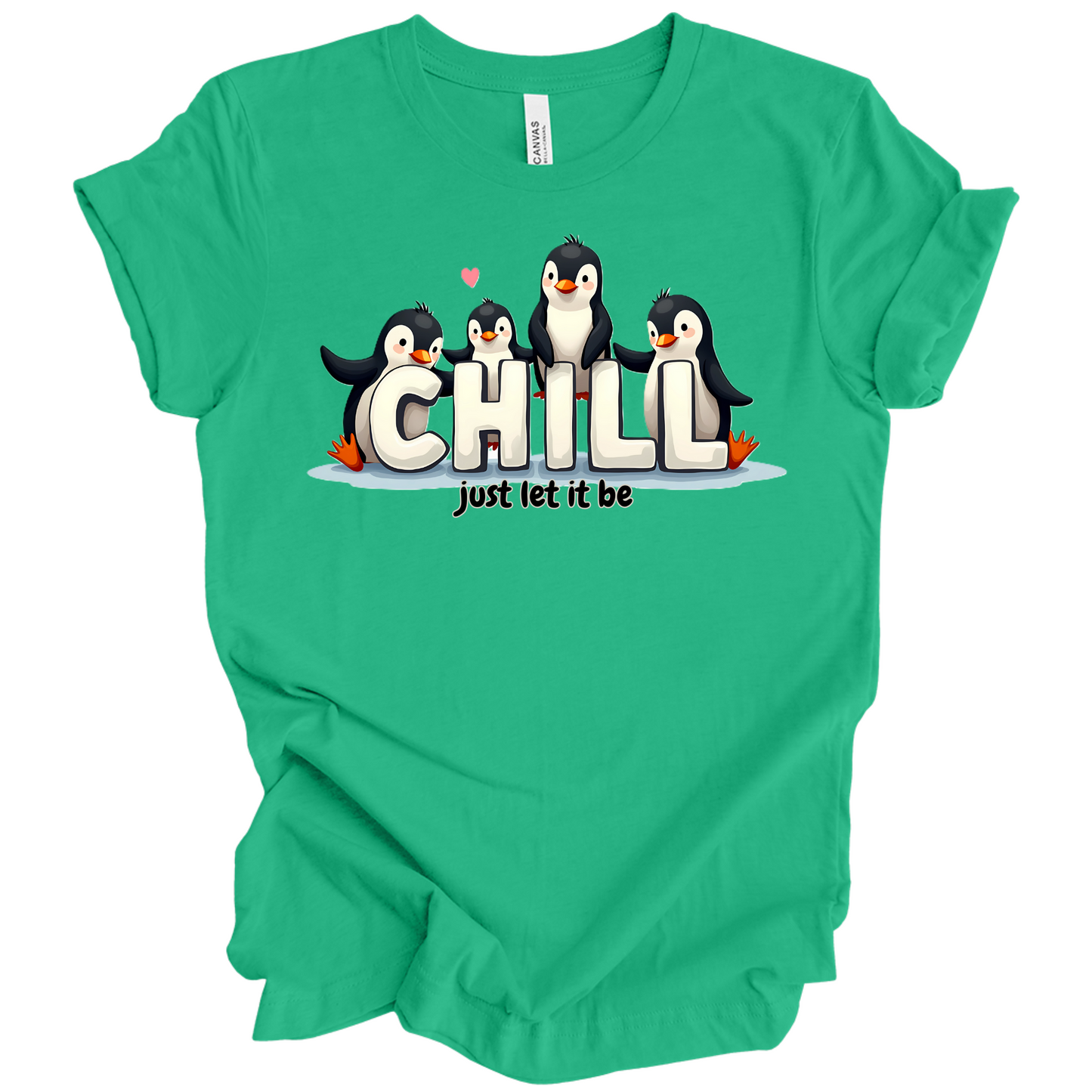 Chill Vibes Only – Penguin Edition Tee