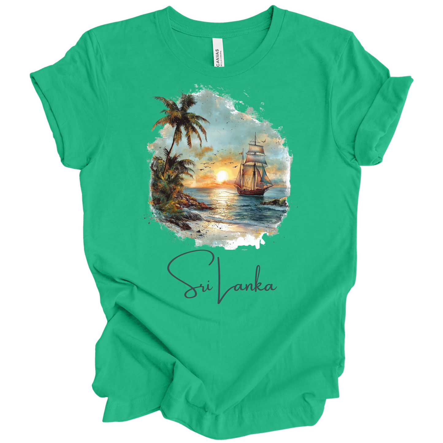 Sri Lanka Escape: Coastal Paradise Tee