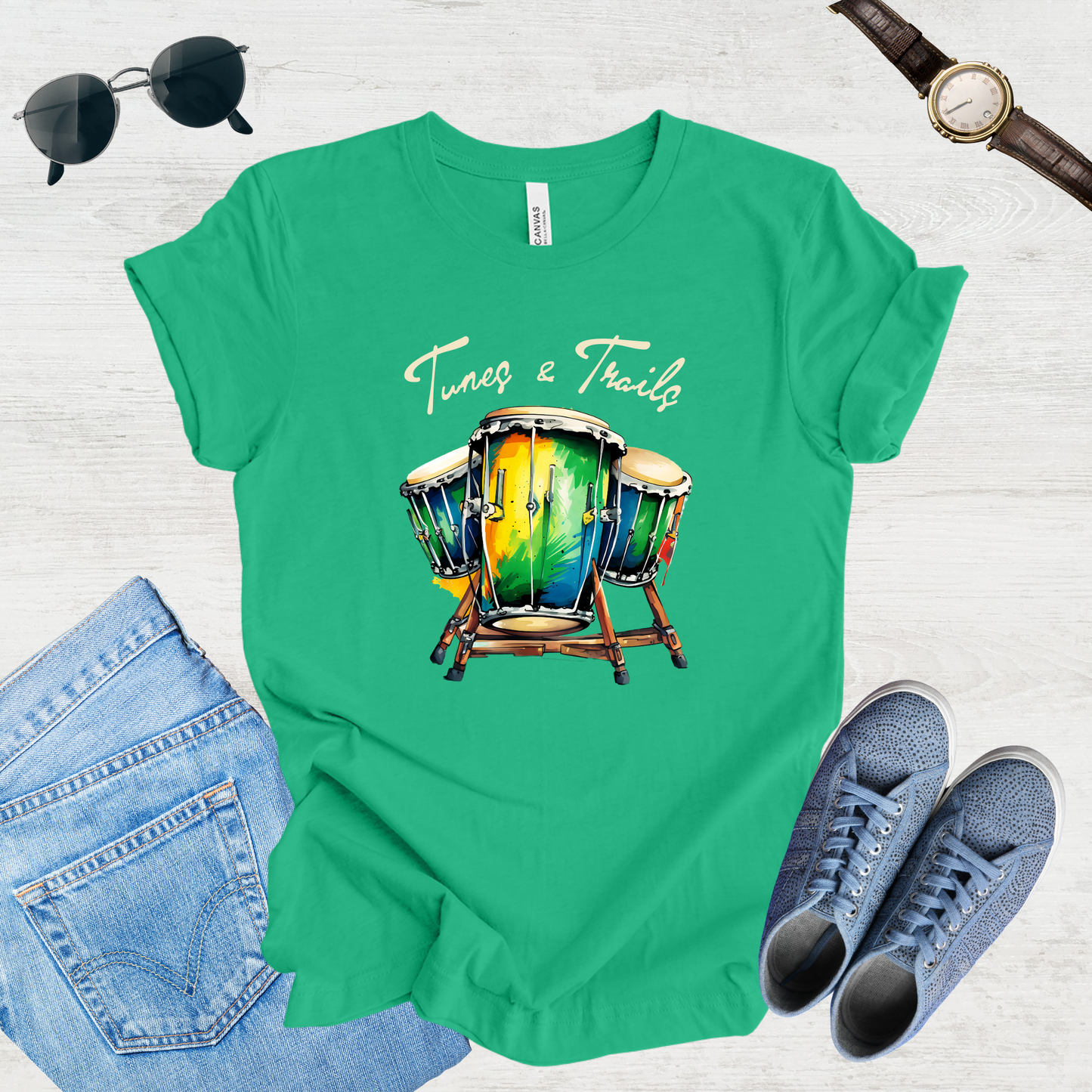 Tunes & Trails – Rhythmic Journeys Tee