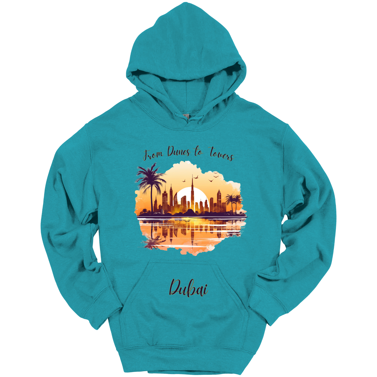 From Dunes to Towers: Dubai Adventure Hoodie