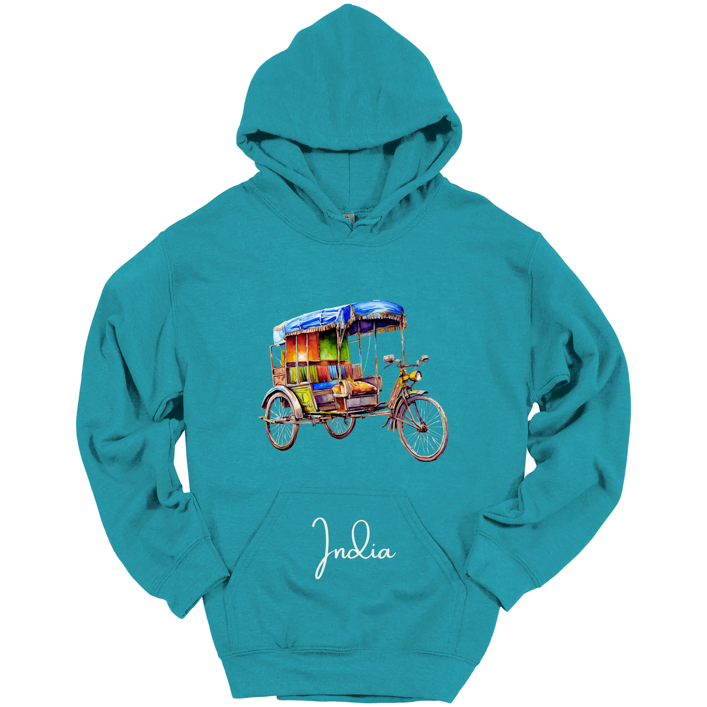Rickshaw Rides: Explore India Hoodie