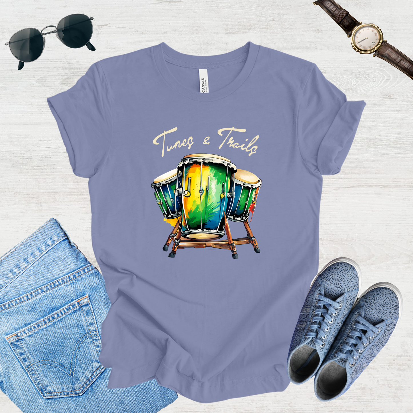 Tunes & Trails – Rhythmic Journeys Tee