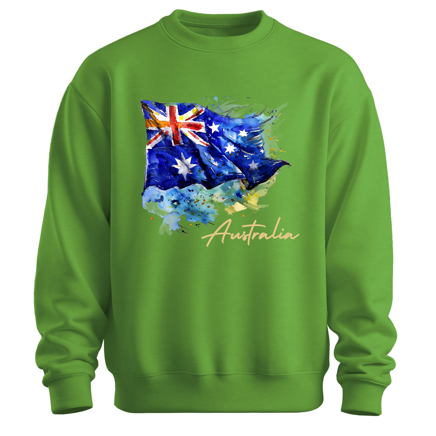 Aussie Pride Artistic Flag Sweatshirt